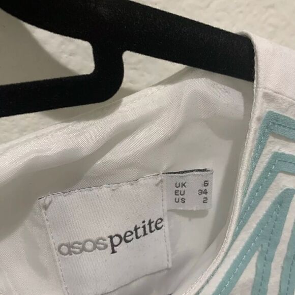 ASOS PETITE Exclusive Skater Dress With Cut Out - Picture 6 of 6